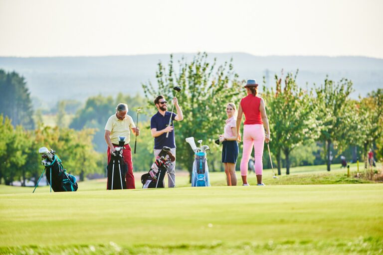 Golf-Training Gruppe